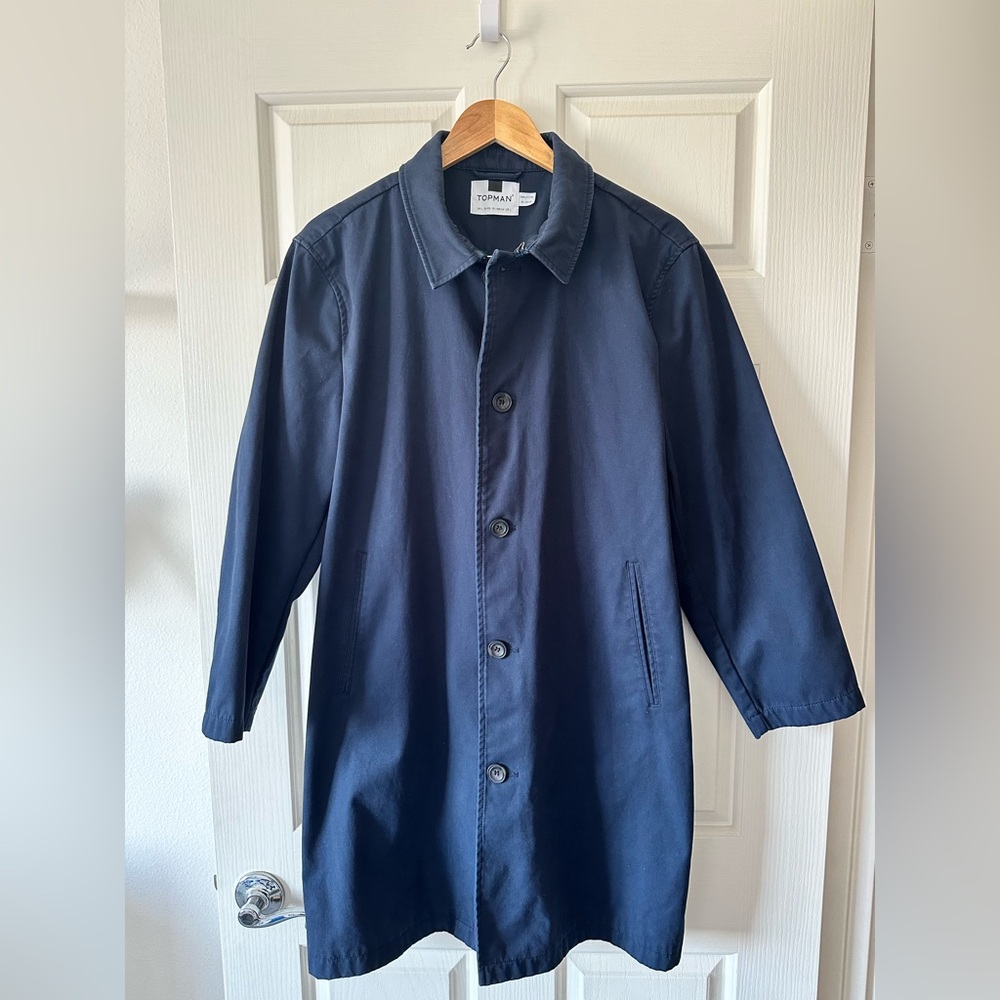 Topman Men’s Long Coat - in size large